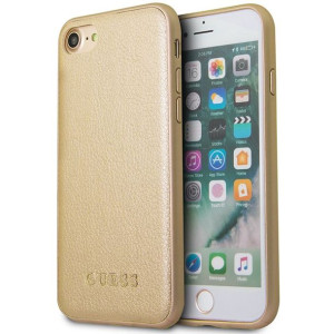 Guess Iridescent - Etui Iphone 8 / 7 (złoty)