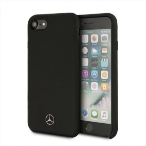 Mercedes Silicone Line - Etui Iphone 8 / 7 (czarny)