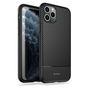 Crong Prestige Carbon Cover - Etui Iphone 11 Pro Max (czarny)