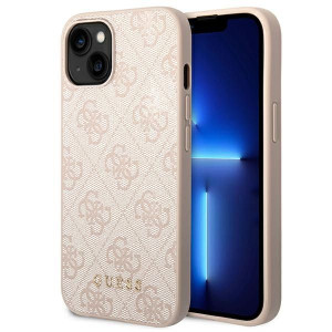 Guess 4g Metal Gold Logo – Etui Iphone 14 (różowy)
