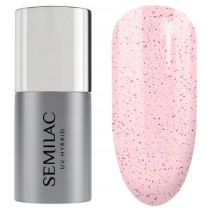 Semilac Top Hybrydowy Blinking Rose Violet 7ml