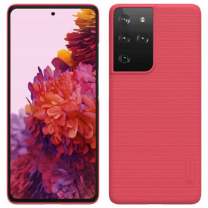Nillkin Super Frosted Shield - Etui Samsung Galaxy S21 Ultra (bright Red)
