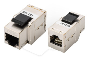 DIGITUS 2xRJ45 Modułowy łącznik wtykowy CAT 6A ekranowany