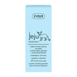 Ziaja Jeju biały mus do twarzy na dzień 50ml