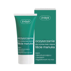 Ziaja Liście Manuka krem mikrozłuszczający noc