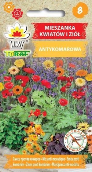TORAF KWIATY Mieszanka kwiatów i ziół Antykomarowa 1g