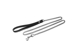 Skórzana smycz łańcuch skóra naturalna bondage sex