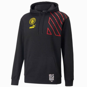 Bluza Puma Manchester United Football Culture Hoody 767795 02 - CZARNY; XL