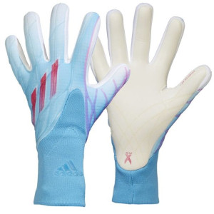 Rękawice bramkarskie adidas X GL PRO HB8060 - NIEBIESKI; 10,5