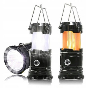 Lampa Turystyczna Akumulator Kempingowa Solar Led