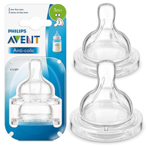 2x Smoczek Antykolkowy Avent Scf632/27 Do Butelek