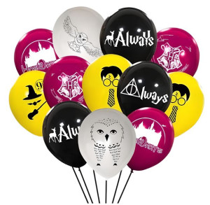 Zestaw Balonów Balon Harry Potter Urodziny 12 Szt