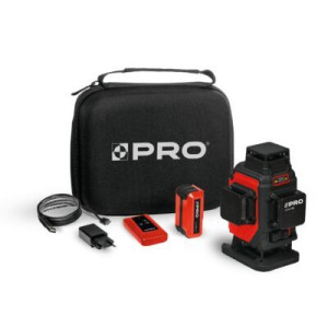 PRO-AQ4DG 4x360° laser wieloliniowy akumulatorowy zielona wiązka (16784)