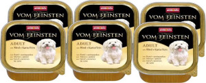 ANIMONDA Dog Vom Feinsten Adult smak: wołowina z ziemniakami 6x150g