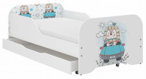 Łóżko dziecięce MIKI 160x80 KRÓL LEW