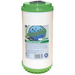 FCCBKDF10BB 10" wkład węglowy (kokos) z KDF - typ Big Blue - Aquafilter