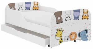Łóżko dziecięce  MIKI 160x80 MINI ZOO