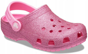Buty Chodaki Dziecięce Crocs Classic Glitter 25-26