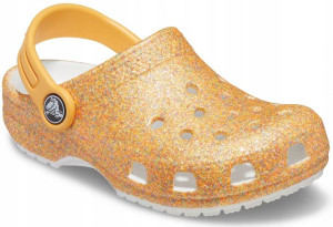 Dziecięce Buty Chodaki Crocs Classic Glitter 25-26