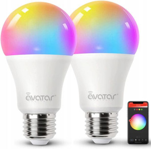 Żarówki Wifi E27 Avatar 2 Sztuki Multikolorowe 9w