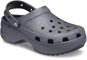 Buty Chodaki Crocs Platform Glitter Ii Clog 37,5