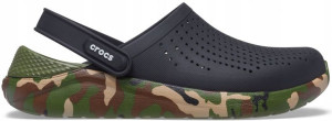 Lekkie Piankowe Męskie Klapki Crocs Literide 36-37