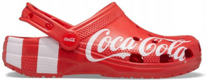 Męskie Buty Chodaki Crocs Classic Coca Cola 38-39