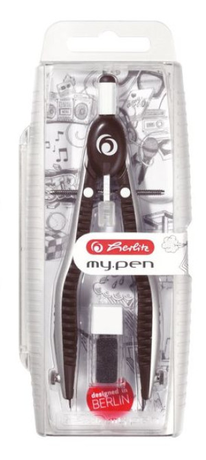Cyrkiel Herlitz Szybkoprzestawny My.pen Czarny 11086535