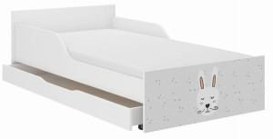 Łóżko dziecięce PUFI 160x80 ZWIERZĄTKA