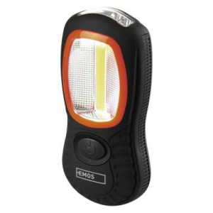 Latarka LED 3W 150lm 3xAAA /z uchwytem i magnesem/ P3883