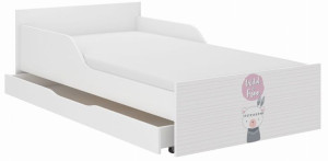 Łóżko dziecięce PUFI 160x80 MISIU INDIANIN