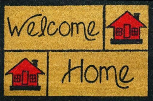 Wycieraczka kokosowa Welcome Home TUCAN 40x60 wz01