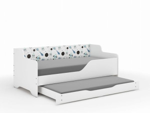 Łóżko dziecięce LILU 160x80 KOSMOS z funkcją spania