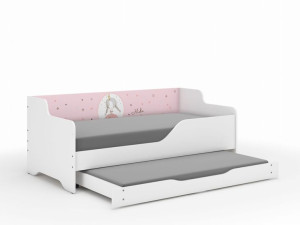Łóżko dziecięce LILU 160x80 KSIĘŻNICZKA z funkcją spania