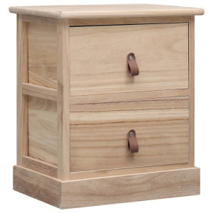 Szafka nocna, 38 x 28 x 45 cm, drewno paulownia