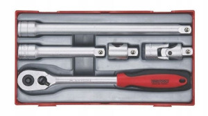 Zestaw grzechotka przedłużki 1/2 TENGTOOLS TT1205