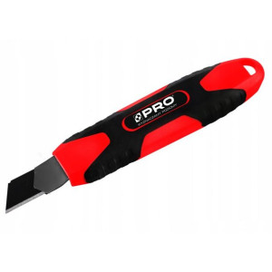 PRO nóż uniwersalny, nożyk do tapet ostrze SK5 BLACK 18mm (10780)