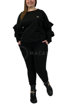 Komplet Dresowy Plus Size Pinko Black 5xl/6xl