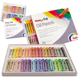 Kredki Pastele Olejne Pentel Phn 36 Kolorów