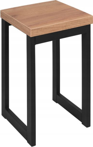 Taboret Loft 47cm - Metal Kilka Kolorów Siedzisk