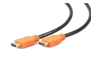 Kabel HDMI High Speed Ethernet Gembird CC-HDMI4L-1M pomarańczowo-czarny 1m