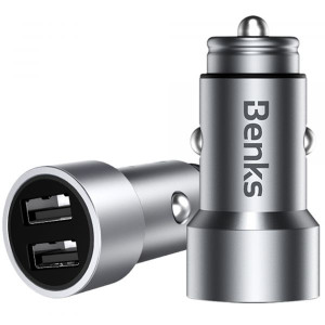 Benks ładowarka samochodowa 2xUSB 3.4A C26