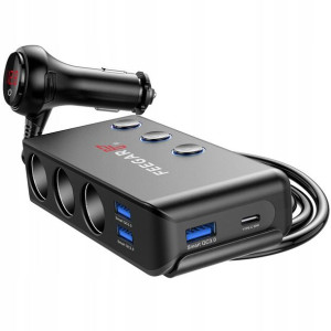 Rozdzielacz Gniazda Zapalniczki Feegar 12-24v 200w
