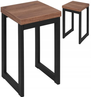 Taboret Metalowy Loft 47cm - hoker stolek KOLORY