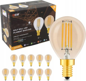 Żarówki LED ozdobne 12 szt. 4W E14