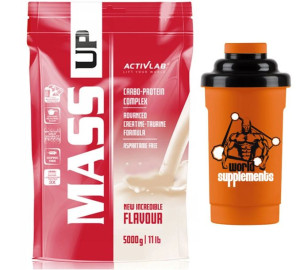 GAINER Activlab MASS UP 5 kg CZEKOLADA XXL +SHAKER