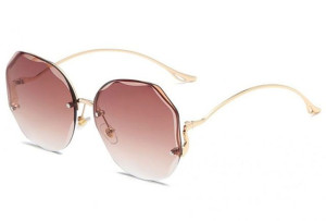 Okulary Damskie Przeciwsłoneczne Gradient Brown