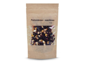 Herbata poziomkowo-waniliowa 50g - herbata owocowa