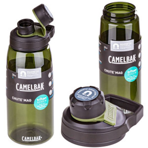 Butelka na wodę Camelbak Chute Mag 1000 Olive Zielony Bidon sportowy z trit