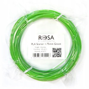 Filament ROSA 3D PLA 1,75mm 100 g Zielony Green